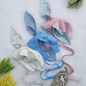 Easter bunny ears cotton hats